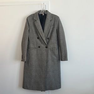 Topshop Classic Checker Coat
